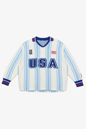FIFA World Cup 2026™ USA Knit Long Sleeve Jersey - White