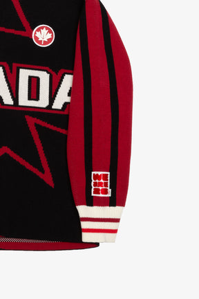 FIFA World Cup 2026™ Canada Knit Long Sleeve Jersey - Black