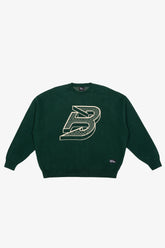 Boston Fleet Logo Knit Sweater - Green