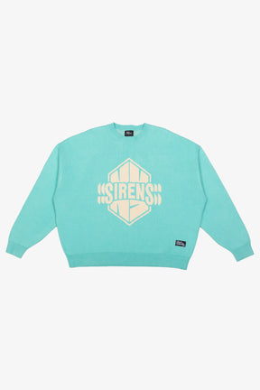 New York Sirens Logo Knit Sweater - Teal
