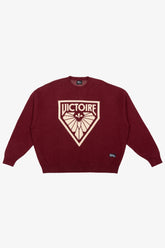 Montréal Victoire Logo Knit Sweater - Maroon