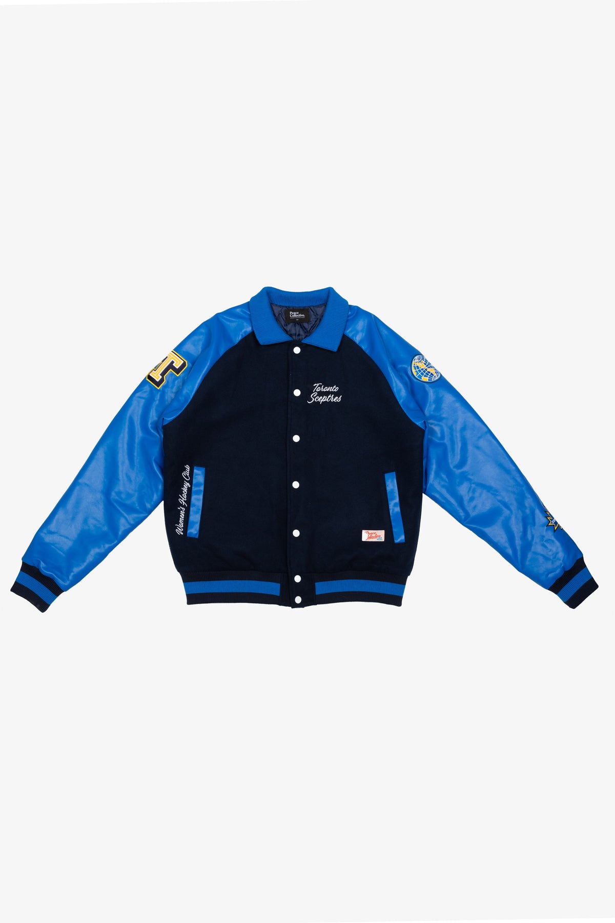 Toronto Sceptres Women's Cropped Varsity Jacket - Royal