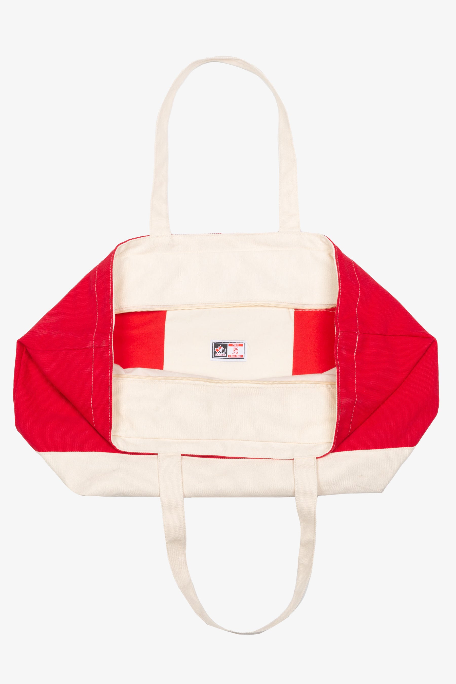 Hockey Canada Tote Bag - Ivory / Red