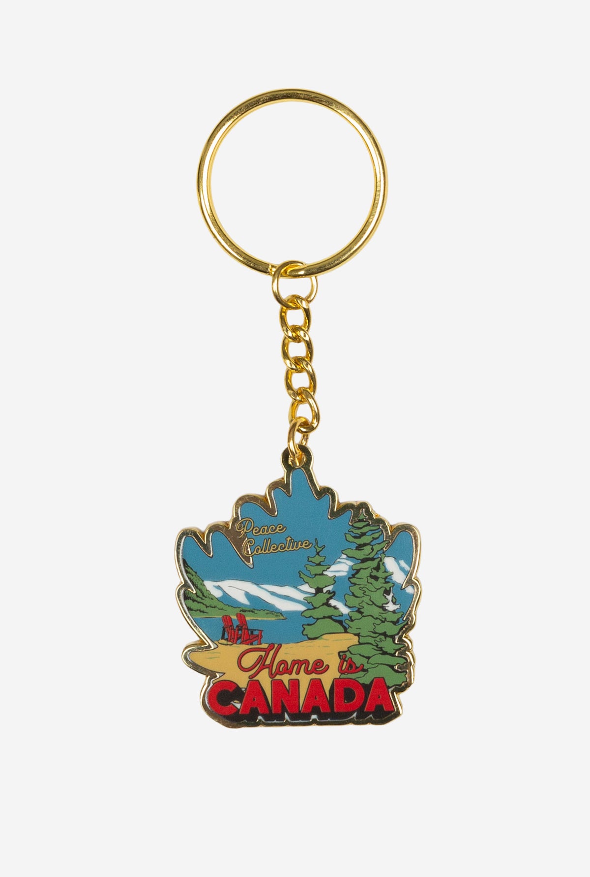 Home is Canada Keychain