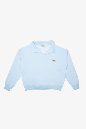 Peace Basics Fleece Polo - Winter Sky