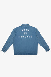 Home is Toronto Anniversary Coach Jacket - Denim