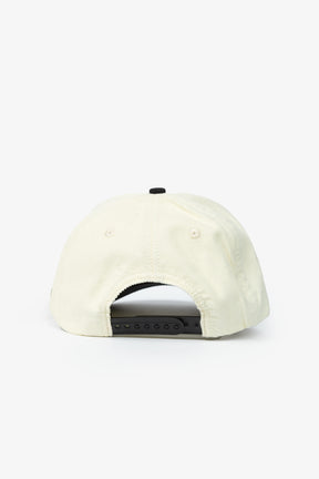 Home is Toronto Corduroy A-Frame Cap - Black / Ivory