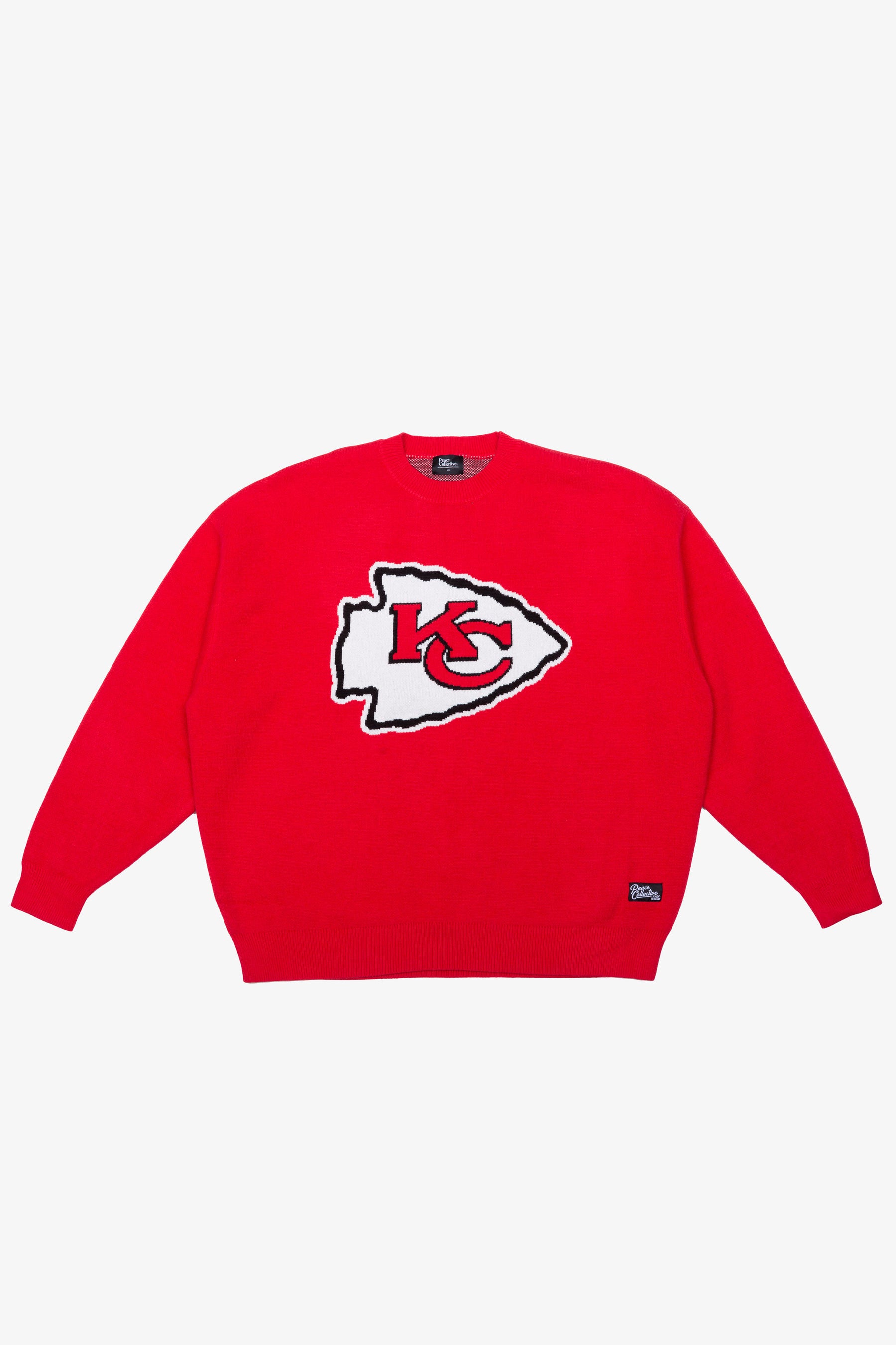 Kansas City Chiefs Retro Knit Sweater - Red