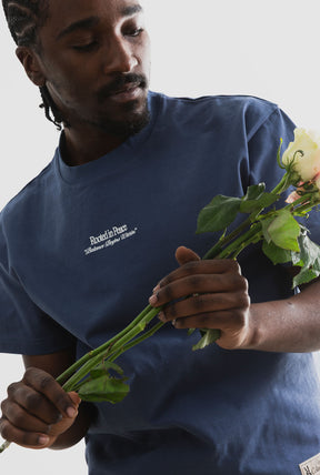 Resistance in Bloom Heavyweight T-Shirt - Navy