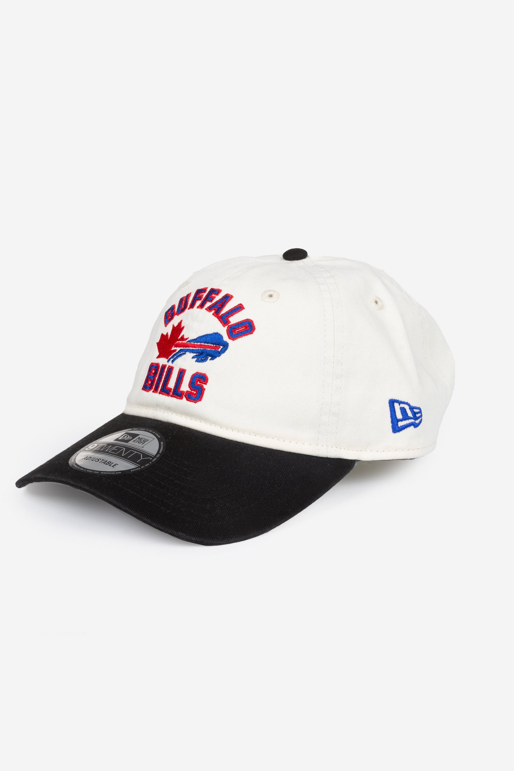 Buffalo Bills Canada 9TWENTY Adjustable Cap - Ivory / Black