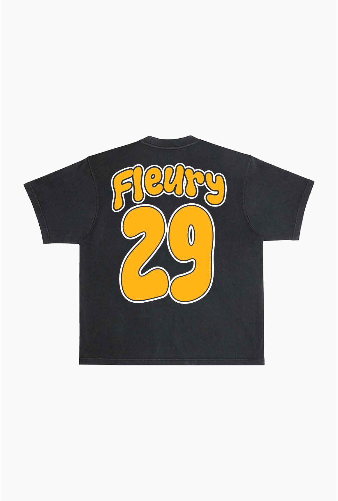 Marc-André Fleury Heavyweight Garment Dyed T-Shirt - Black