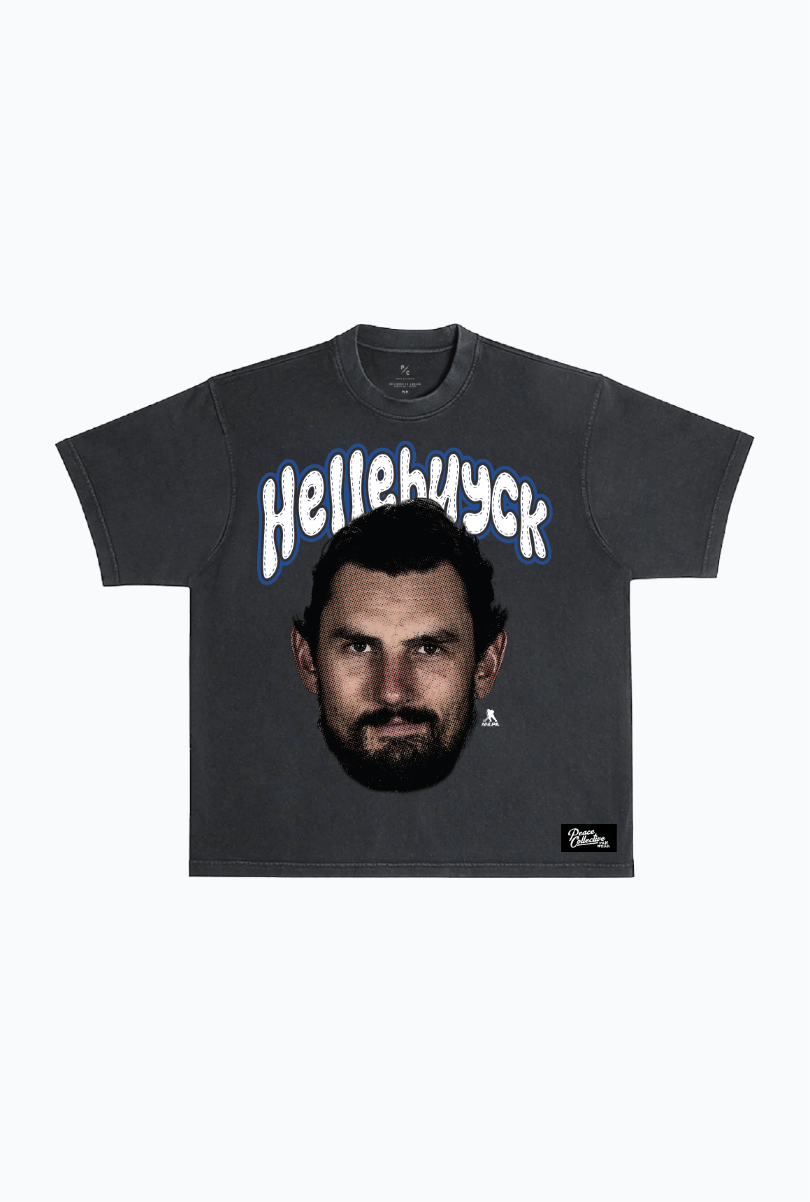 Connor Hellebuyck Heavyweight Garment Dyed T-Shirt - Black