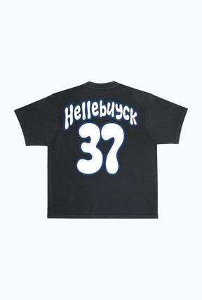 Connor Hellebuyck Heavyweight Garment Dyed T-Shirt - Black