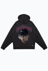 Nathan MacKinnon Relaxed Hoodie - Black