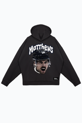 Auston Matthews Relaxed Hoodie - Black