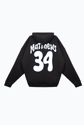 Auston Matthews Relaxed Hoodie - Black