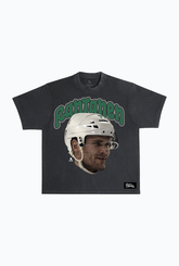 Mikko Rantanen Heavyweight Garment Dyed T-Shirt - Black