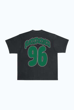Mikko Rantanen Heavyweight Garment Dyed T-Shirt - Black
