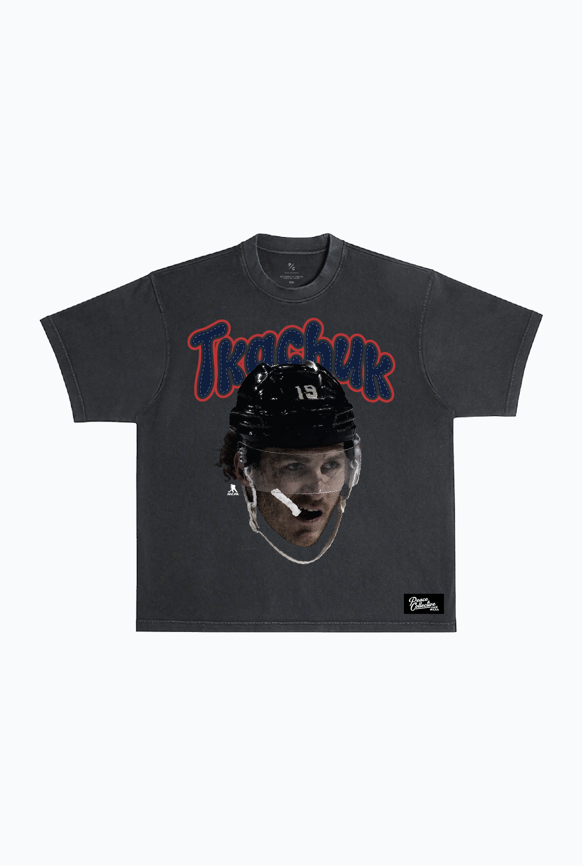Matthew Tkachuk Heavyweight Garment Dyed T-Shirt - Black