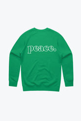 Peace Basics Crewneck - Green