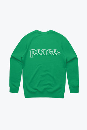 Peace Basics Crewneck - Green