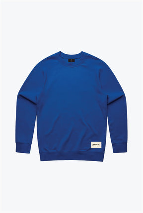Peace Basics Crewneck - Royal