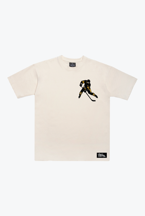 Camiseta de peso pesado Sidney Crosby - Marfil