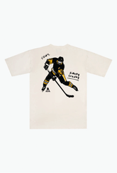 Camiseta de peso pesado Sidney Crosby - Marfil