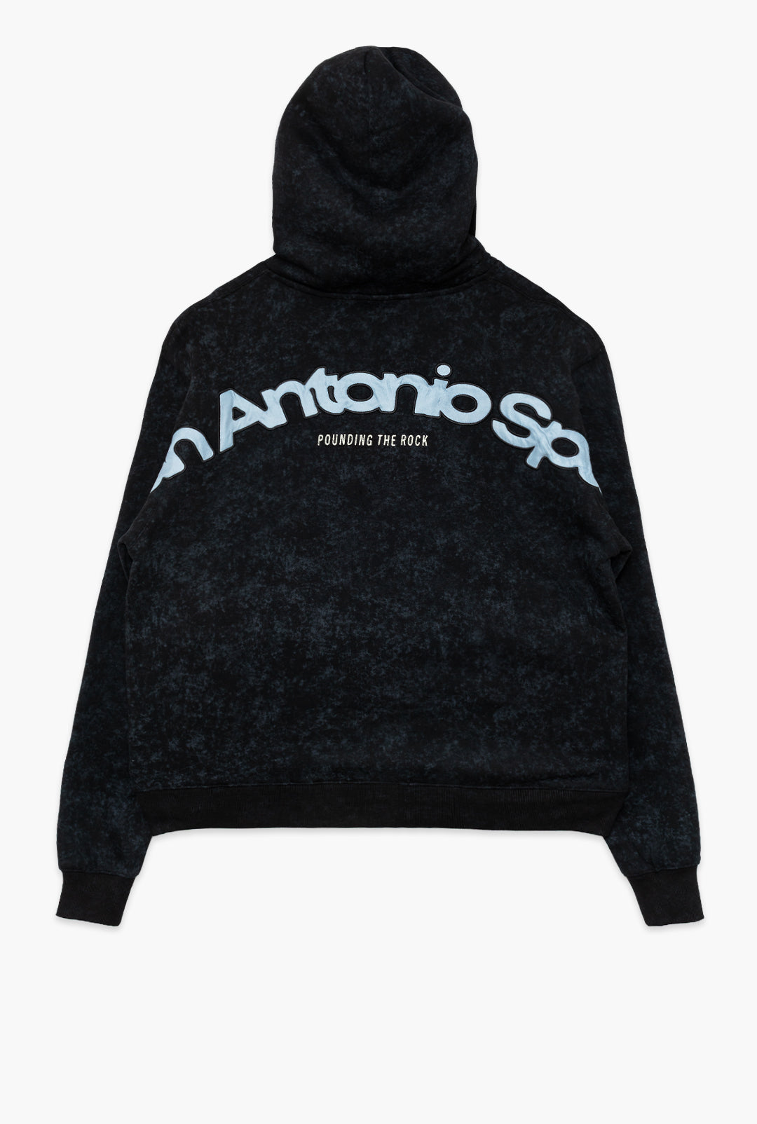 San Antonio Spurs Sport Through Texture Heavyweight Full Zip Hoodie - Black