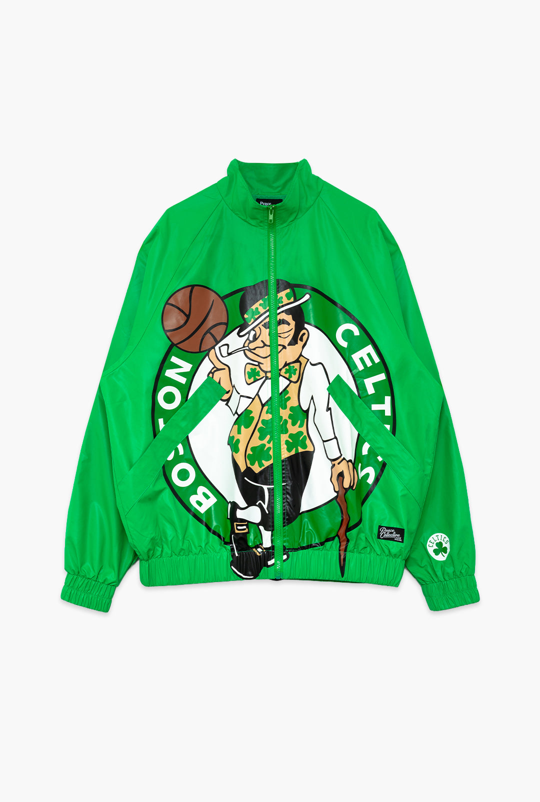 Boston Celtics AOP Windbreaker Jacket - Green
