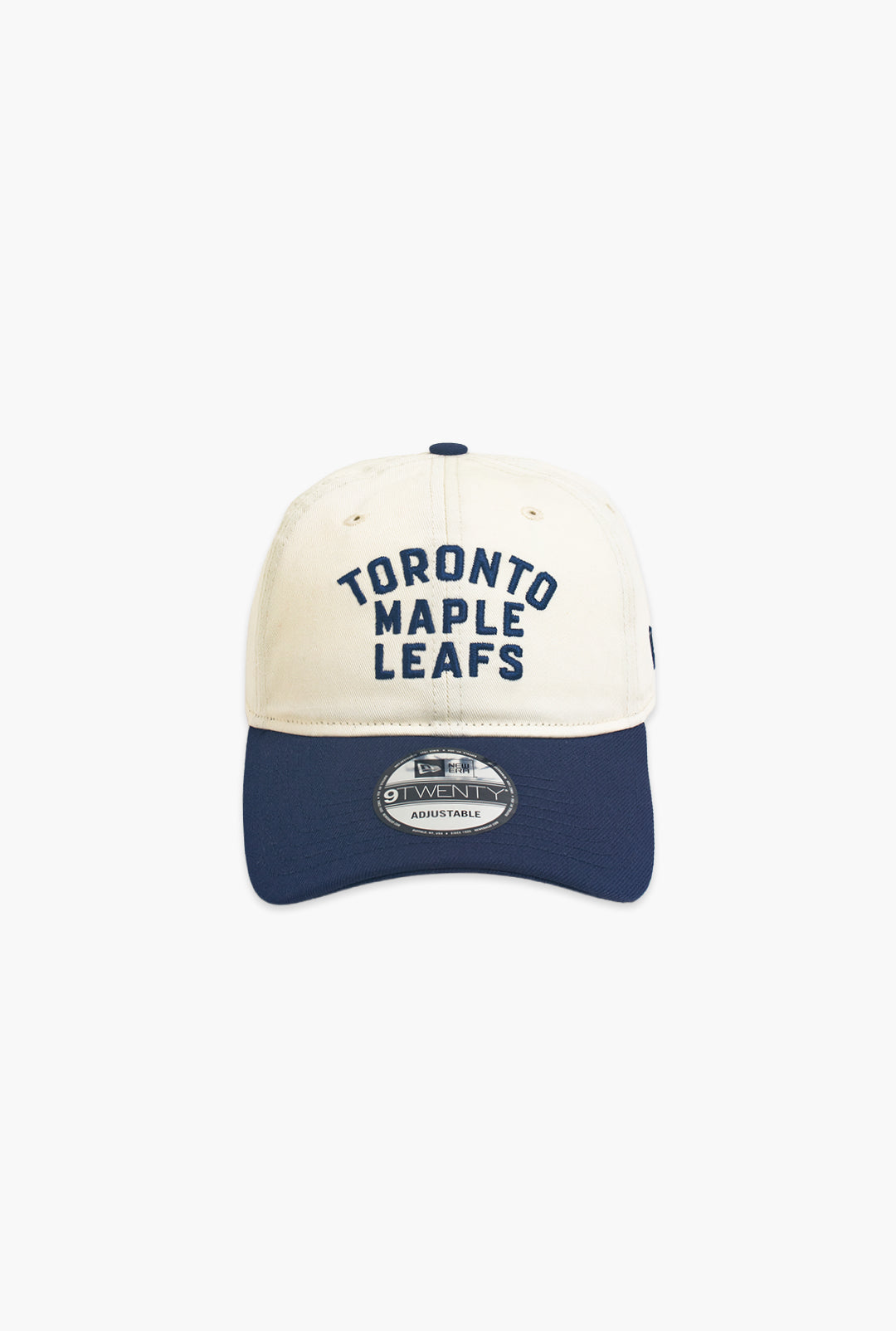 Toronto Maple Leafs Wordmark 9TWENTY Adjustable Cap - Ivory