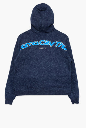 Oklahoma City Thunder Sport Through Texture Heavyweight Full Zip Hoodie - True Navy