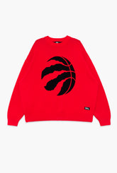 Toronto Raptors Oversized Knit Sweater - Red