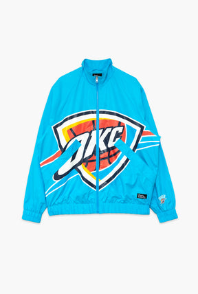 Oklahoma City Thunder AOP Windbreaker Jacket - Blue