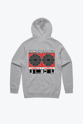 Home is Toronto Record Man Zip Hoodie - Grey