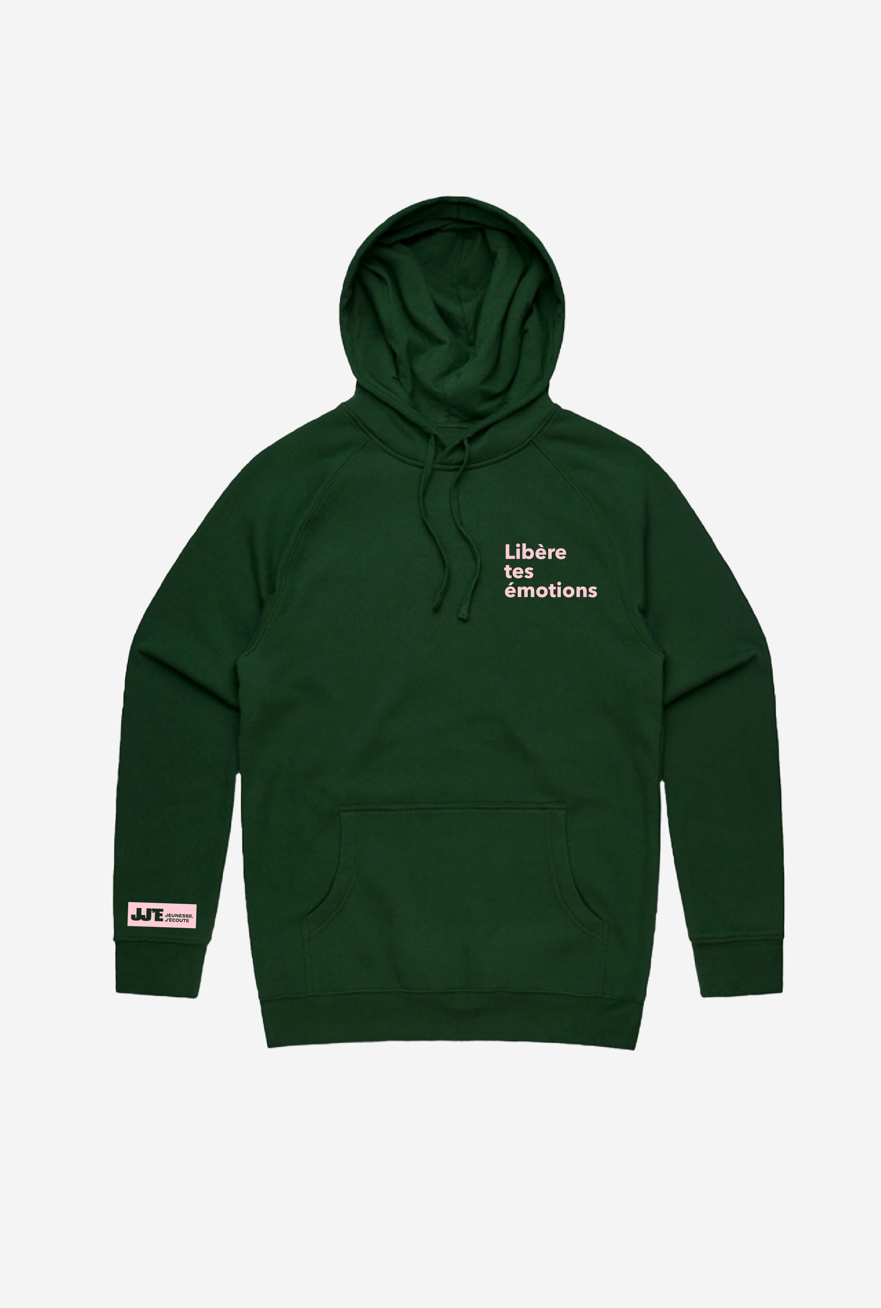 Kids Help Phone Libère Tes Émotions Hoodie - Forest Green