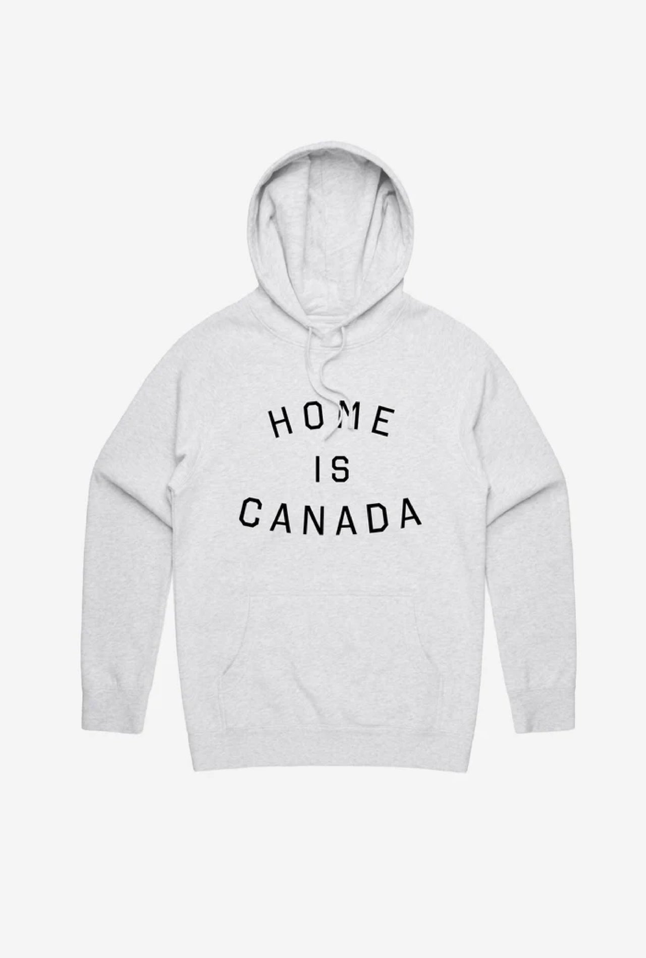Elbows Up Home is Canada Hoodie - Ash