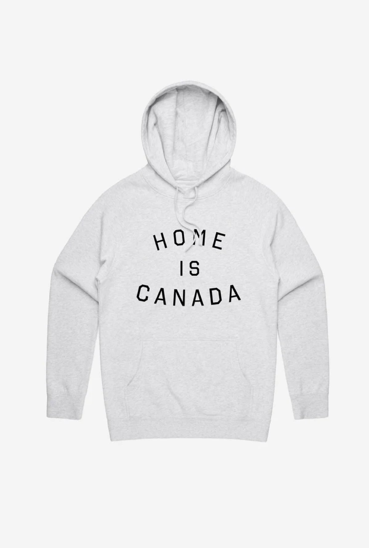 Elbows Up Home is Canada Hoodie - Ash