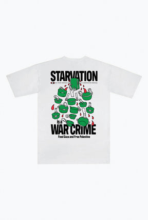 P/C x BoringFriends Feed Gaza Heavyweight T-Shirt - White
