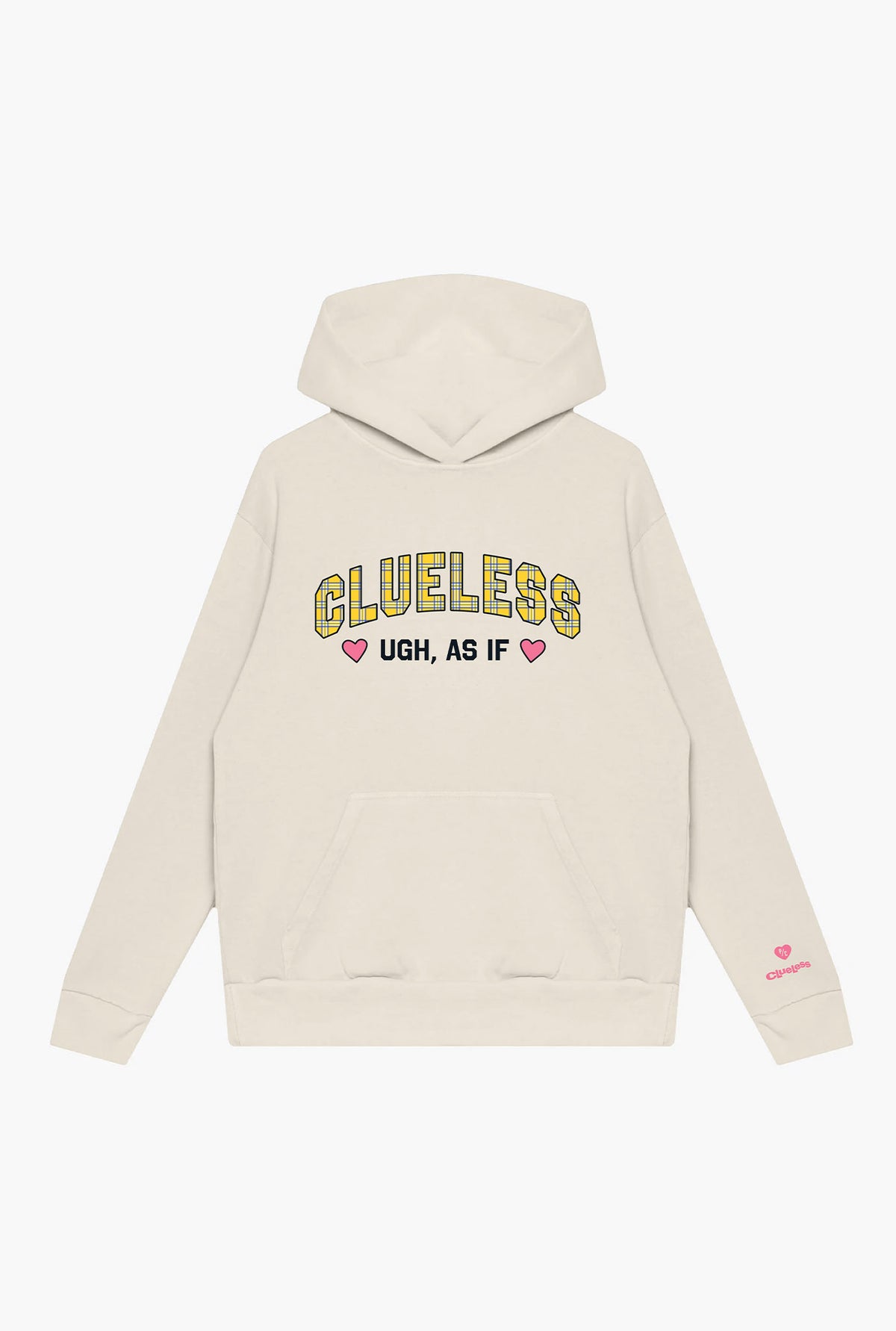 P/C x Clueless "Ugh As If" Heavyweight Hoodie - Ivory