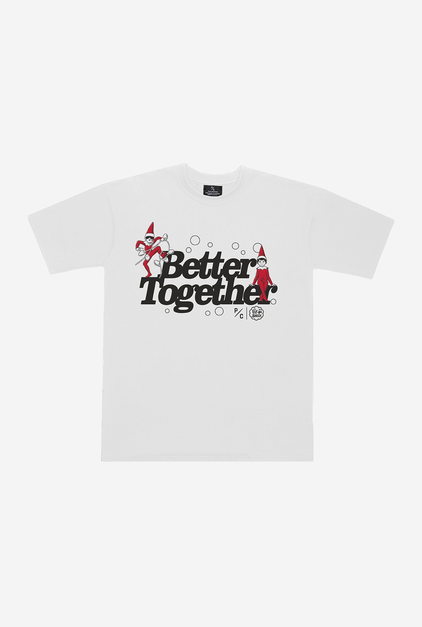 P/C x The Elf on the Shelf®: Better Together Heavyweight T-Shirt - White