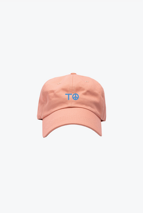 "TO" Peace Sign Dad Cap - Prairie Sunset