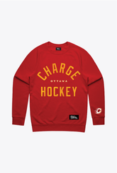 Ottawa Charge Vintage Heavyweight Crewneck - Red