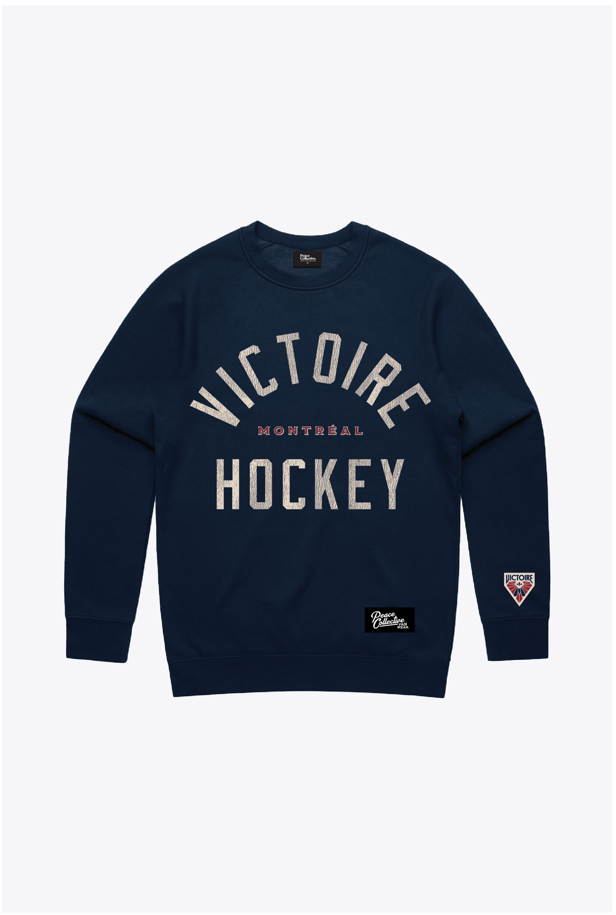 Montréal Victoire Vintage Heavyweight Crewneck - Navy