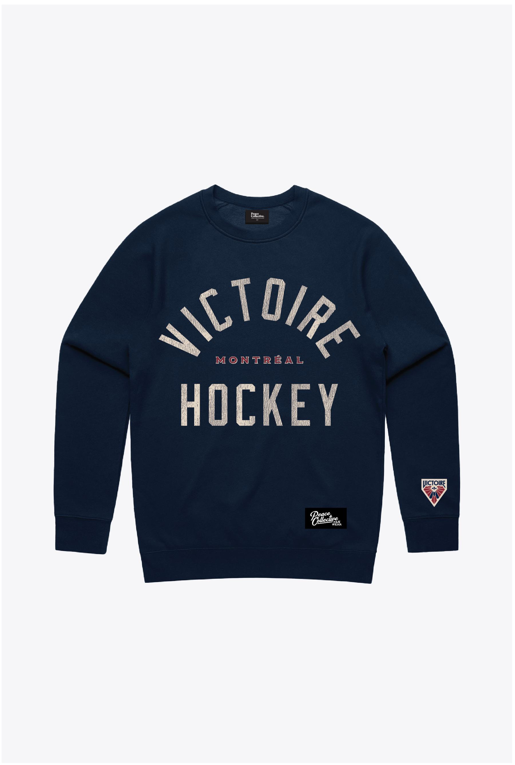 Montréal Victoire Vintage Heavyweight Crewneck - Navy