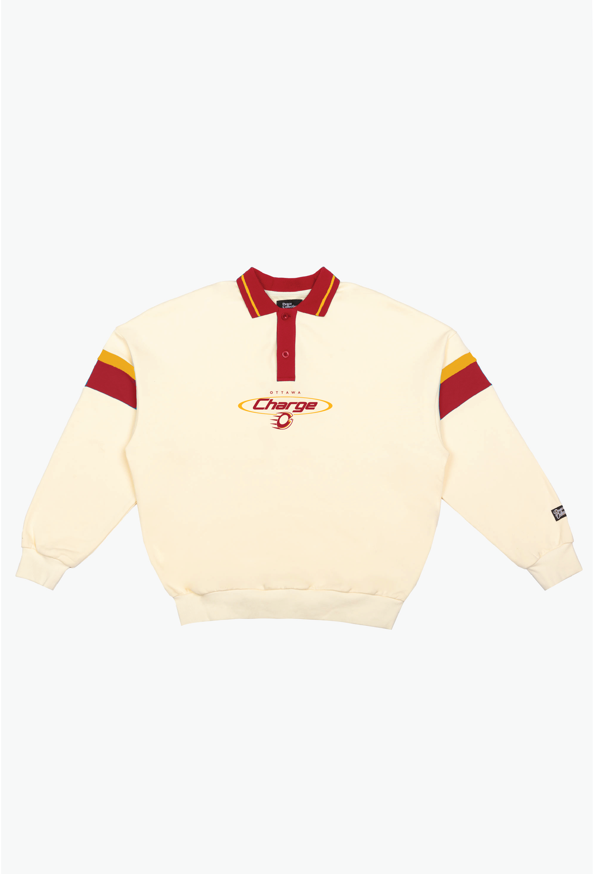Ottawa Charge Oversized Rugby - Ivory / Red