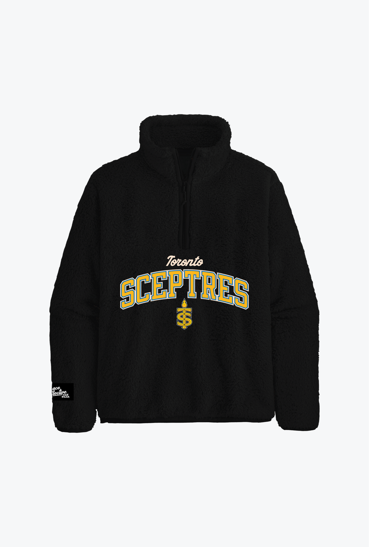 Toronto Sceptres High Pile Fleece Quarter Zip - Black
