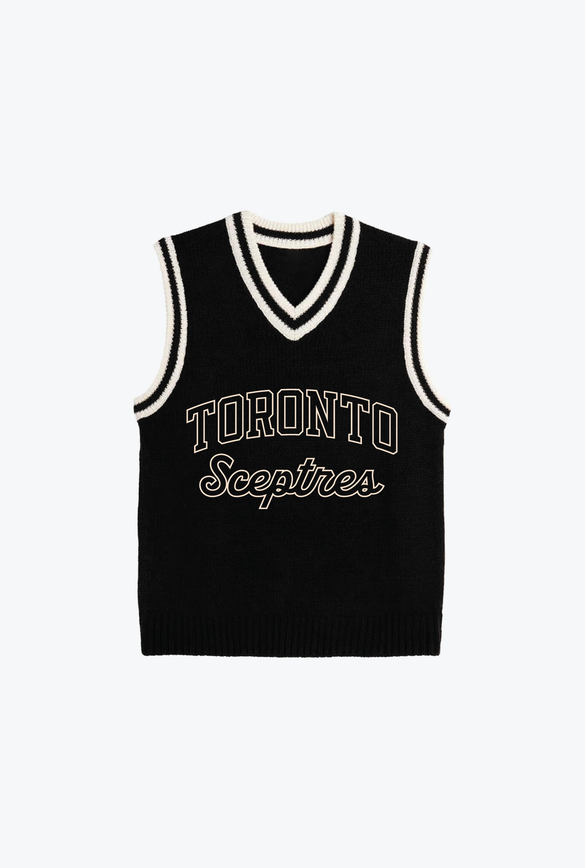 Toronto Sceptres Knit Sweater Vest - Black