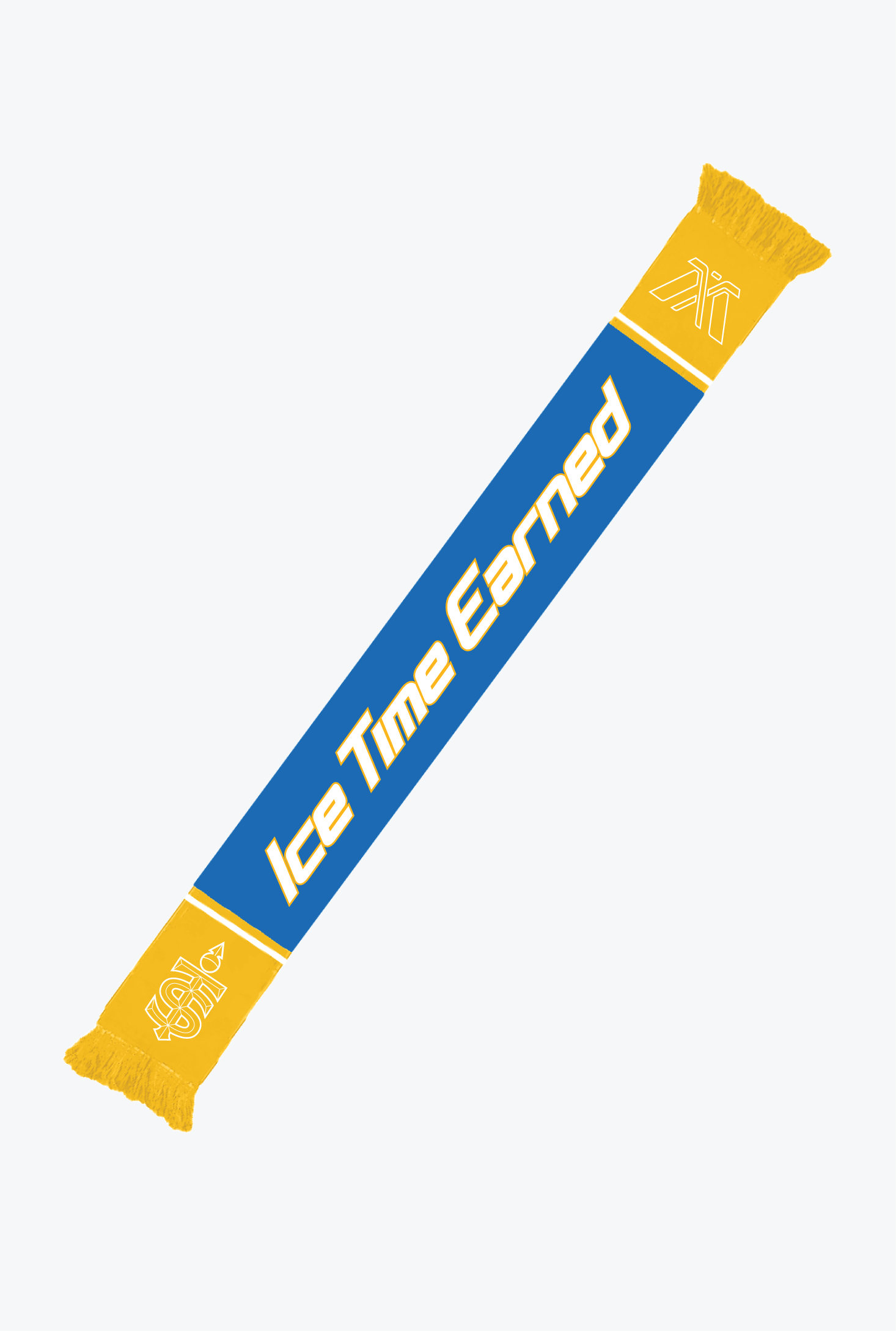 Bufanda de punto Toronto Sceptres Ice Time Earned - Amarillo / Real