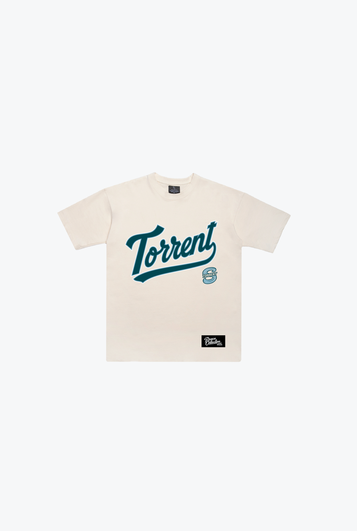 Seattle Torrent Spirit Script Youth Heavyweight T-Shirt - Ivory